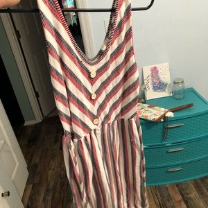 Red white and blue dress